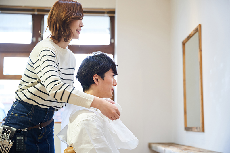 長持ちするヘアカットが自慢です。